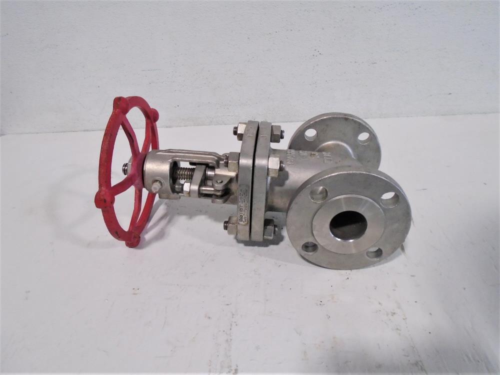 Warren 1-1/2" 150# CF8M Gate Valve, Fig# 1156